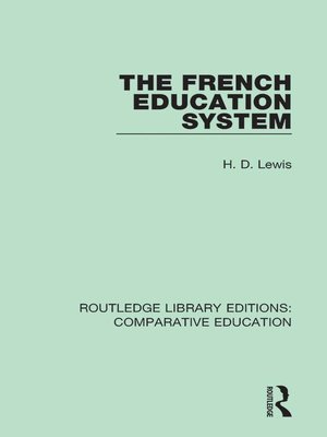 cover image of The French Education System